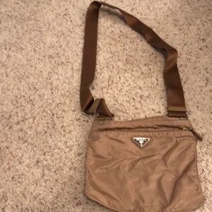 Vela Nylon Cross- Body Prada Bag